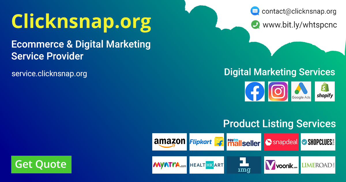 Clicknsnap.org - Ecommerce & Digital Marketing Service Provider